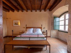 Hacienda Zorita Wine Hotel & Spa客房内的一张或多张床位