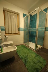 Koupelna v ubytování Casa Latemar
