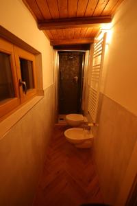 Koupelna v ubytování Casa Latemar