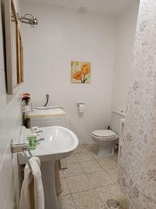 Vonios kambarys apgyvendinimo įstaigoje Casa de pueblo cerca de Gredos y Navaluenga