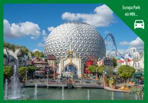 a rendering of an amusement park with a ball at GRENIER DES CIGOGNES in Sélestat +12 photos