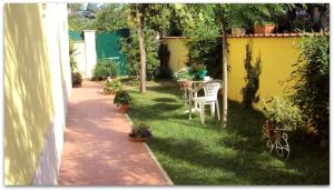 Zahrada ubytování B&B Degli Amici