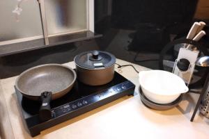 Eldhús eða eldhúskrókur á 西日置 一軒家 rashiku