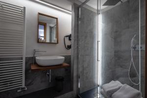 Koupelna v ubytování Les Plaisirs d'Antan