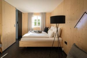 Posteľ alebo postele v izbe v ubytovaní Basecamp Salzkammergut - Exklusives Apartment mitten im Salzkammergut