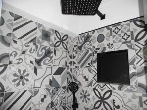 TV a/nebo společenská místnost v ubytování Mühlenwörth Relax Quartier