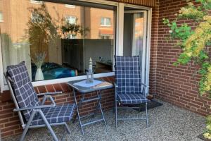 Patio nebo venkovní prostory v ubytování Haus "Luv und Lee" Appartement LUV29