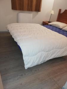 Katil atau katil-katil dalam bilik di Appartement les chalets d estives