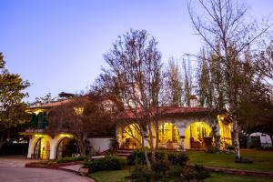 Um jardim em Casona La Chiquita
