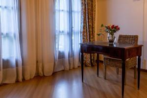 Uma área de estar em Casona La Chiquita