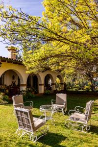 Um jardim em Casona La Chiquita