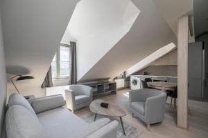 Χώρος καθιστικού στο APARTAMENTAI LEMBERGAS