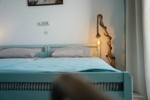 Posteľ alebo postele v izbe v ubytovaní Sea View apartment Dione