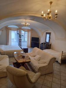 Istumisnurk majutusasutuses Apartmán U Jarošů