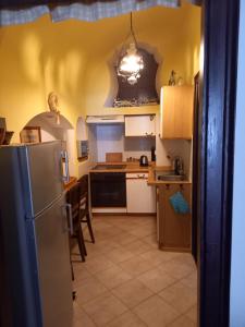 Kuchyň nebo kuchyňský kout v ubytování Apartmán U Jarošů