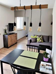 Posezení v ubytování Apartment am Mühlbach