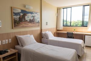 Cama ou camas em um quarto em Hotel Express Arrey - Teresina