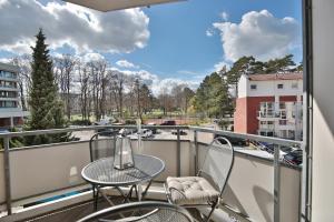 Μπαλκόνι ή βεράντα στο Residenz Ostseestrand Appartement 5