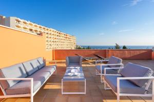 Część wypoczynkowa w obiekcie Cozy penthouse in Torremolinos by Costarentals - Ref 09