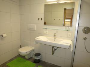 ein Bad mit einem Waschbecken und einem WC in der Unterkunft Apartment Hof am Schönbach - STA163 by Interhome in Sankt Jakob