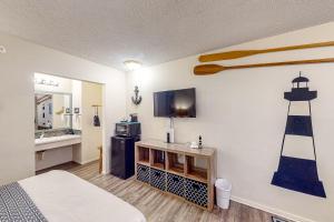 Kuchyň nebo kuchyňský kout v ubytování Lamplighter Inn