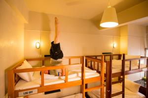 Postel nebo postele na pokoji v ubytování Pak-Up Hostel