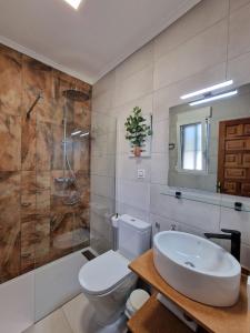 Koupelna v ubytování CASA CARLOS