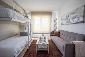 Posteľ alebo postele v izbe v ubytovaní SESAR Padrón VUT-CO-001865