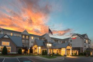 a rendering of a hotel with a sunset at Residence Inn by Marriott Fayetteville Cross Creek in Fayetteville