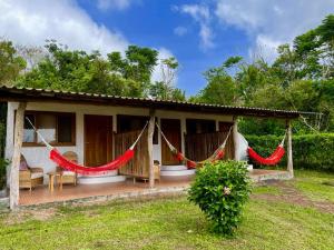 Zahrada ubytování Enchanted Galapagos Lodge