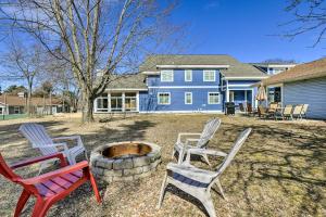 Bygningen som feriehuset ligger i