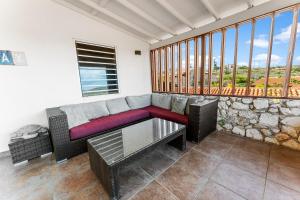 Area soggiorno di Bandabou Breeze Curacao