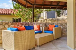 Area soggiorno di Bandabou Breeze Curacao