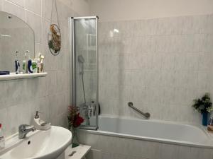 Koupelna v ubytování Homestay Poděbrady