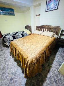 Letto o letti in una camera di Euro Hostal