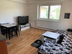 Μια τηλεόραση ή/και κέντρο ψυχαγωγίας στο Feel Good Apartment