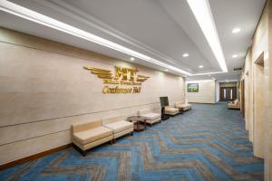Predel za sedenje v nastanitvi Minh Toan Galaxy Hotel