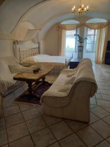 Istumisnurk majutusasutuses Apartmán U Jarošů