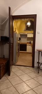 Köök või kööginurk majutusasutuses Apartmán U Jarošů