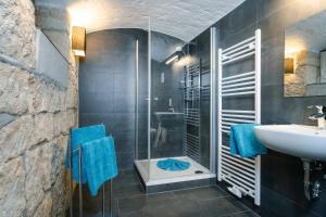 Koupelna v ubytování Waldidylle Gohrisch, Pension und Ferienwohnungen