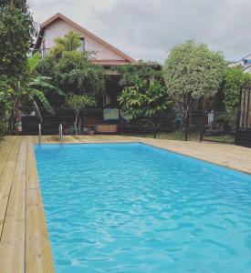 Bazén v ubytování Villa Sea View nebo v jeho okolí