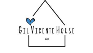 um logótipo para uma casa de São Valentim em Gil Vicente House na Nazaré