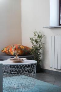 Posezení v ubytování Hotel Fontaine Bleue