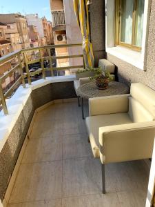 Balkon lub taras w obiekcie Eva Santa pola