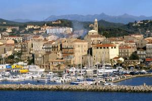 a group of boats docked in a harbor at U Paradisu - Balcon - 100m mer - Parking - Climatisation in Propriano