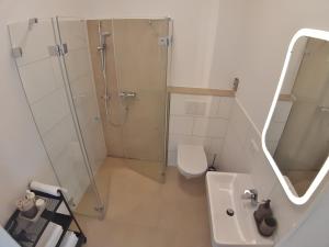Kúpeľňa v ubytovaní Maria Theresia Berghaus Apartments