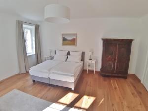 Posteľ alebo postele v izbe v ubytovaní Maria Theresia Berghaus Apartments