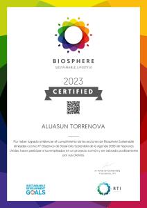 Certifikát, hodnocení, plakát nebo jiný dokument vystavený v ubytování ILUNION Palmanova Mallorca