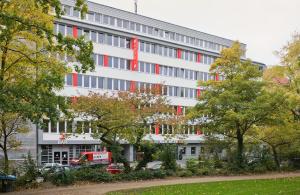 Byggnaden som hotellet ligger i