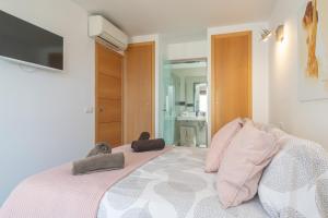 Ein Bett oder Betten in einem Zimmer der Unterkunft Mar Colonia